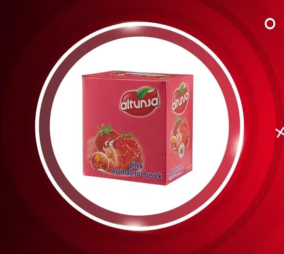 پودر شربت توت فرنگی التونسا 1.5 لیتری Altunsa — تصویر ۲