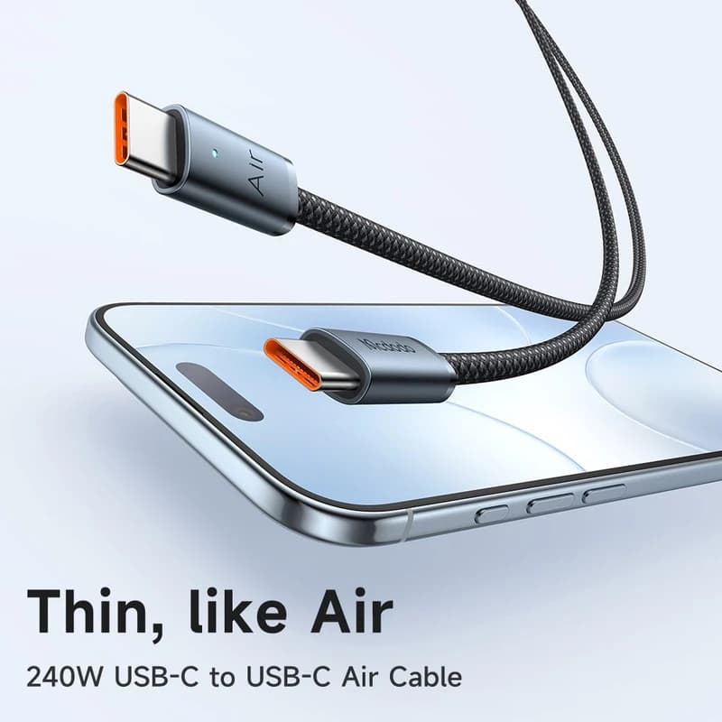 کابل USB-C به USB-C مک دودو طول 1.8 متر 240W مدل CA-708 — تصویر ۴