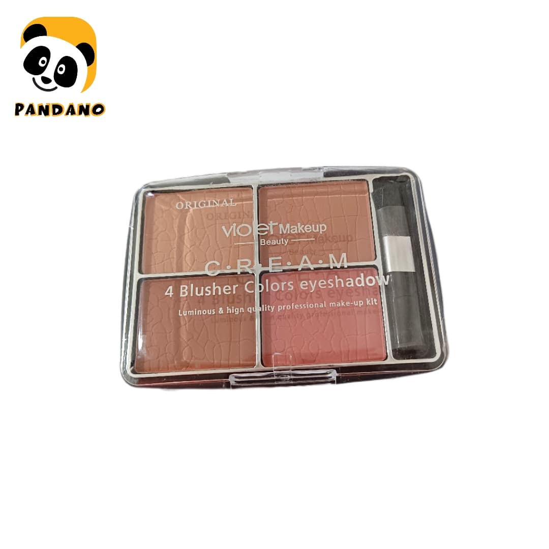 پالت رژ گونه 4 رنگ ویولت میکاپ (Violet Makeup) — تصویر ۳