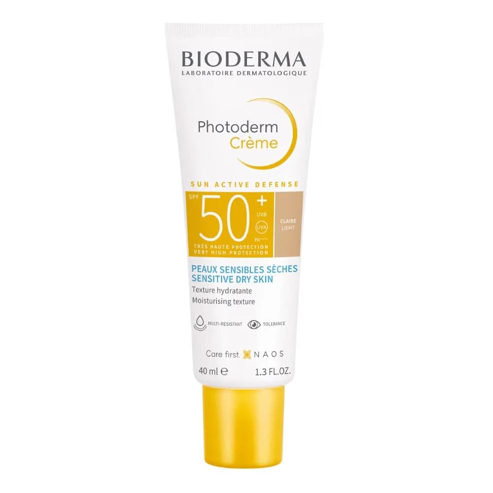 کرم ضد آفتاب رنگی مدل Photoderm رنگ Light SPF ۵۰ حجم ۴۰ میلی لیتر کد 1941