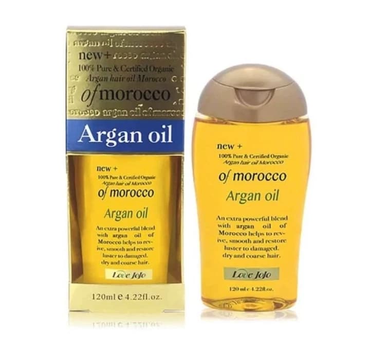 روغن آرگان مراکشی اصل لاو جوجو برای مو 120 میل کد 586 — تصویر ۳