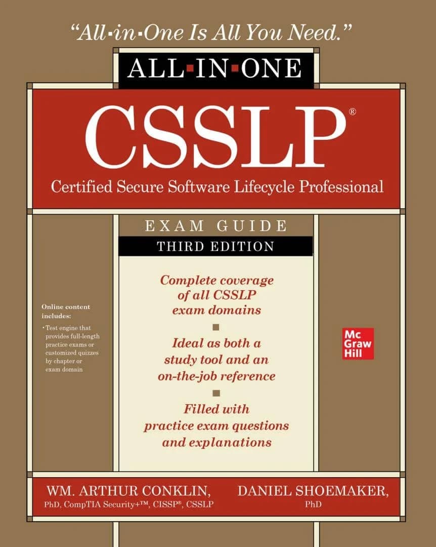 کتاب CSSLP Certified Secure Software Lifecycle Professional