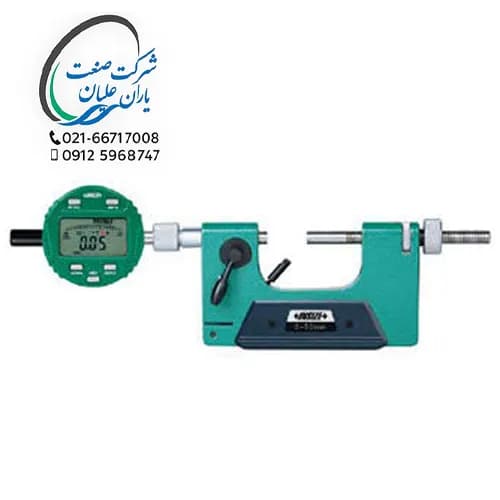 گیج فکی ساعتی ۰ تا ۲۵ میلیمتر مدل 2184-25W اینسایز (INSIZE)