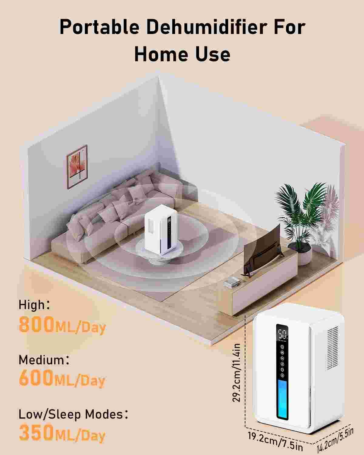 رطوبت گیر DEHUMIDIFIER مدل DH01-D — تصویر ۸