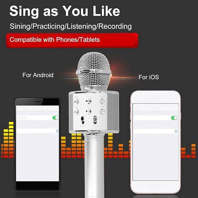 اسپیکر میکروفون handheld ktv ws-858 مدل : MK0003 — تصویر ۲