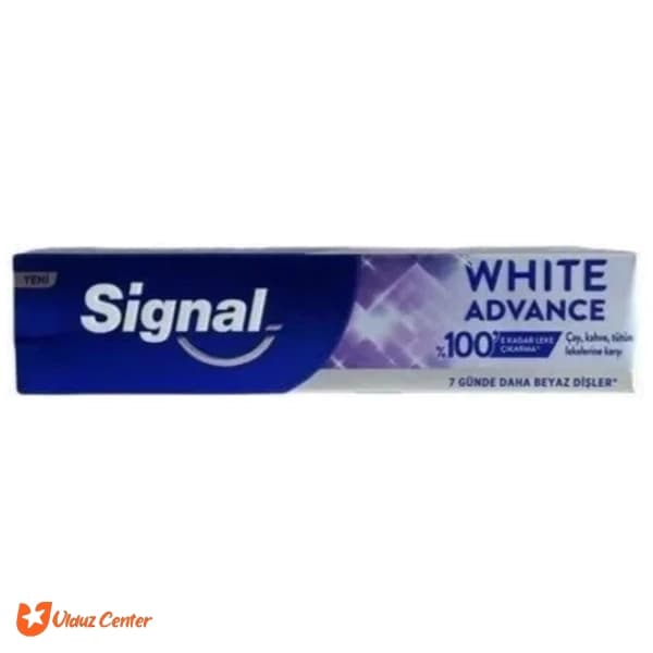 خمیر دندان سیگنال White Advance ضد لک چای و قهوه و توتون 70 میل
