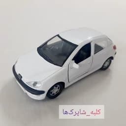 اسباب بازی ماشین دویست و شش 206 فلزی کد محصول 146 — تصویر ۴