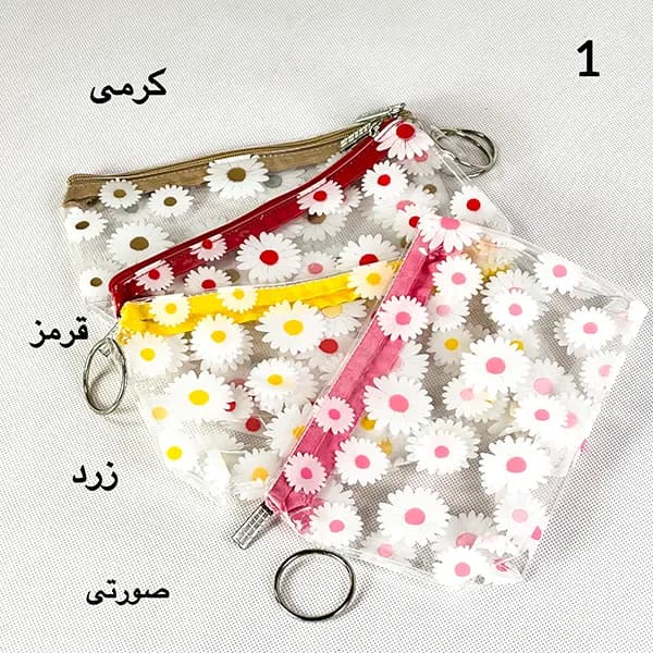 کیف آرایشی طلقی قایقی بزرگ — تصویر ۳