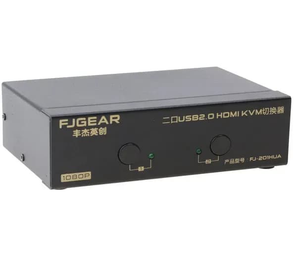 کی وی ام سوییچ اتوماتیک 4 پورت HDMI پی نت گلد مدل fj-401huk کد 0809