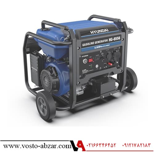 موتور برق بنزینی دو چرخ 6/5 کیلووات هیوندای مدل HG-8556 PRO