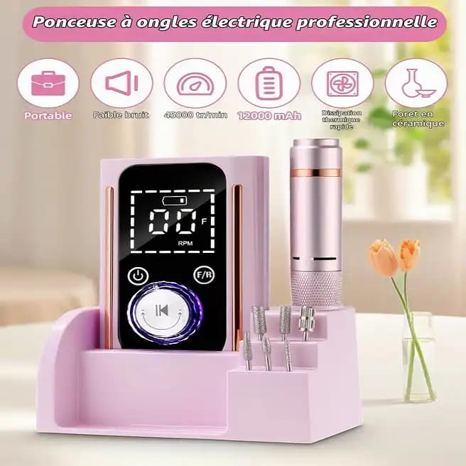 سوهان شارژی ناخن پرماست PERMUST مدل 13-in-1 — تصویر ۴
