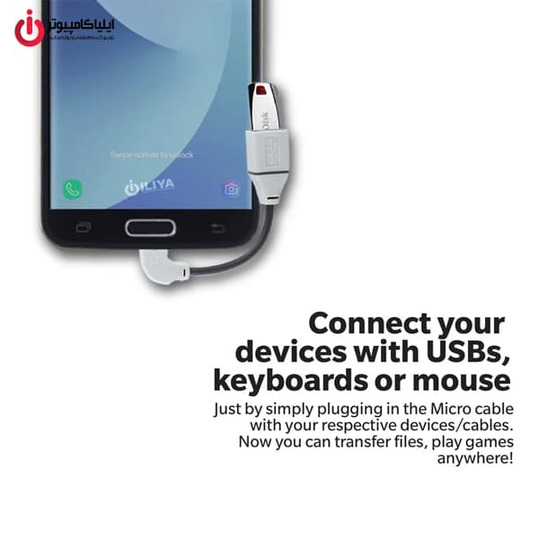 کابل تبدیل OTG میکرو USB دایو مدل DAIYO CP 2516 — تصویر ۲