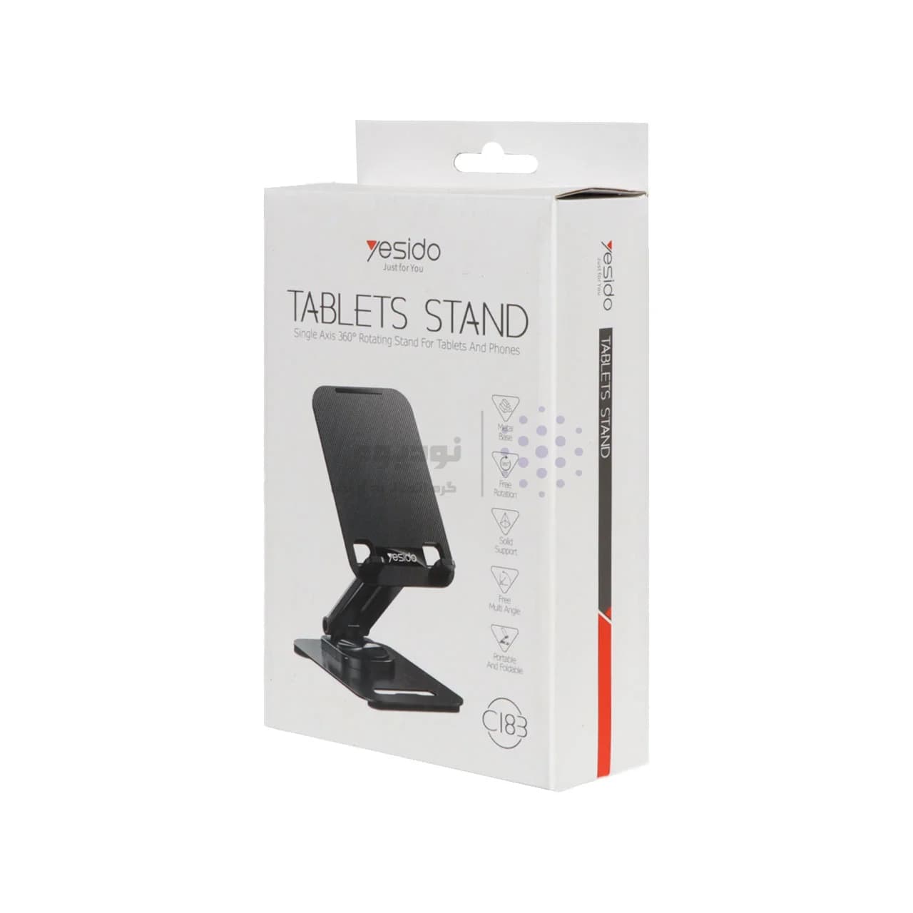 هولدر تبلت و گوشی موبایل پایه دار رومیزی Yesido مدل C183 — تصویر ۵