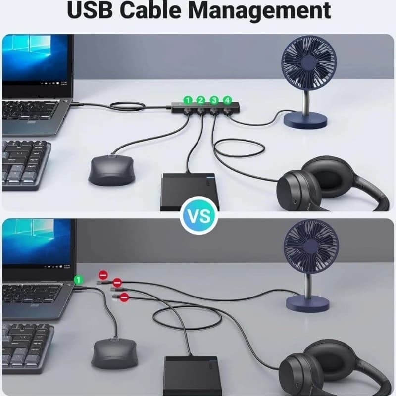 هاب 4 پورت USB 3.0 یوگرین CM219-25946 — تصویر ۴