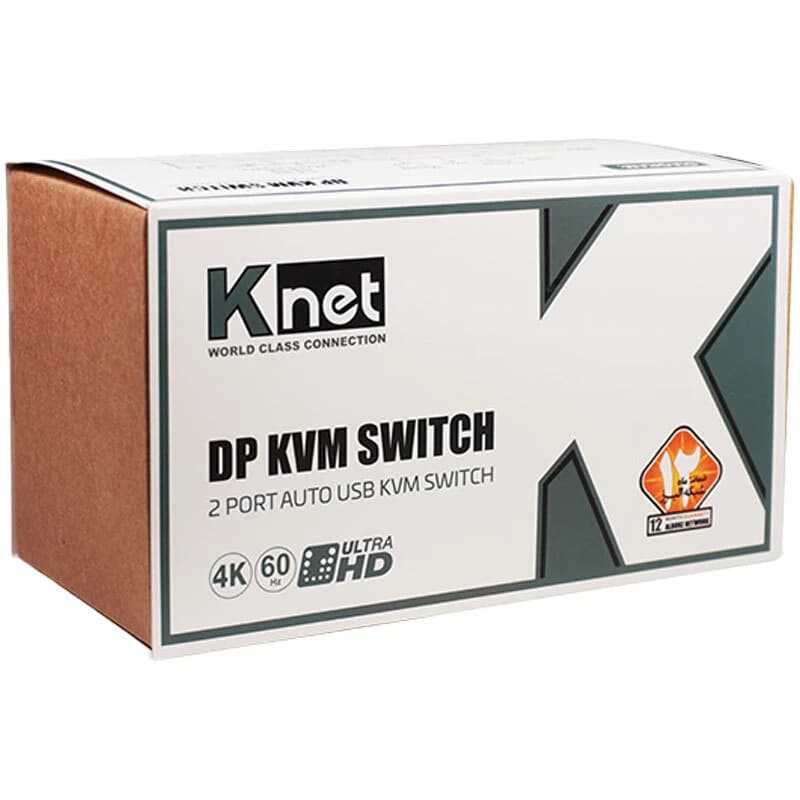 سوییچ KVM اتوماتیک دو پورت کی نت K-D622 — تصویر ۲