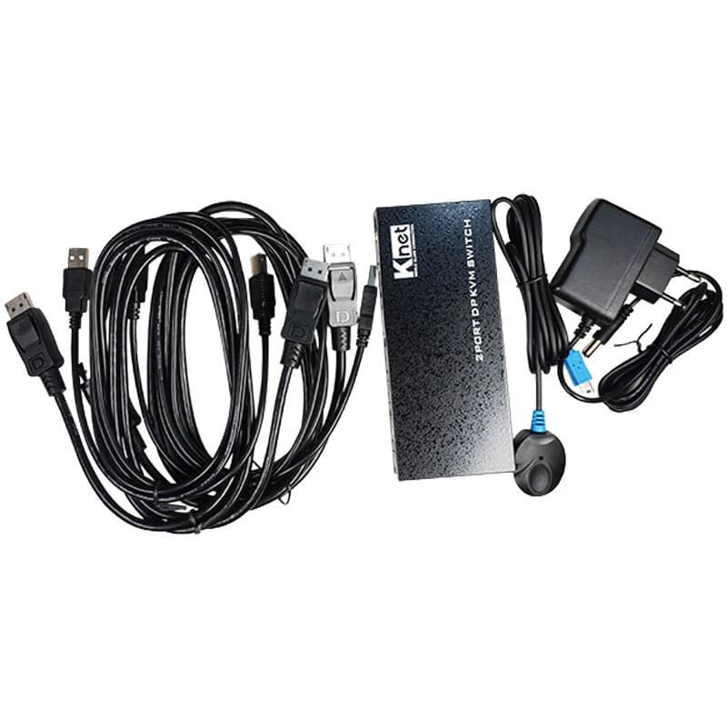سوییچ KVM اتوماتیک دو پورت کی نت K-D622 — تصویر ۴