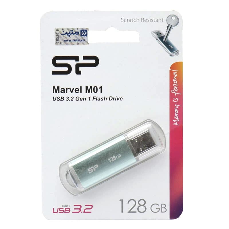 فلش 128 گیگ سیلیکون پاور Silicon Power Marvel M01 USB 3.2 — تصویر ۲