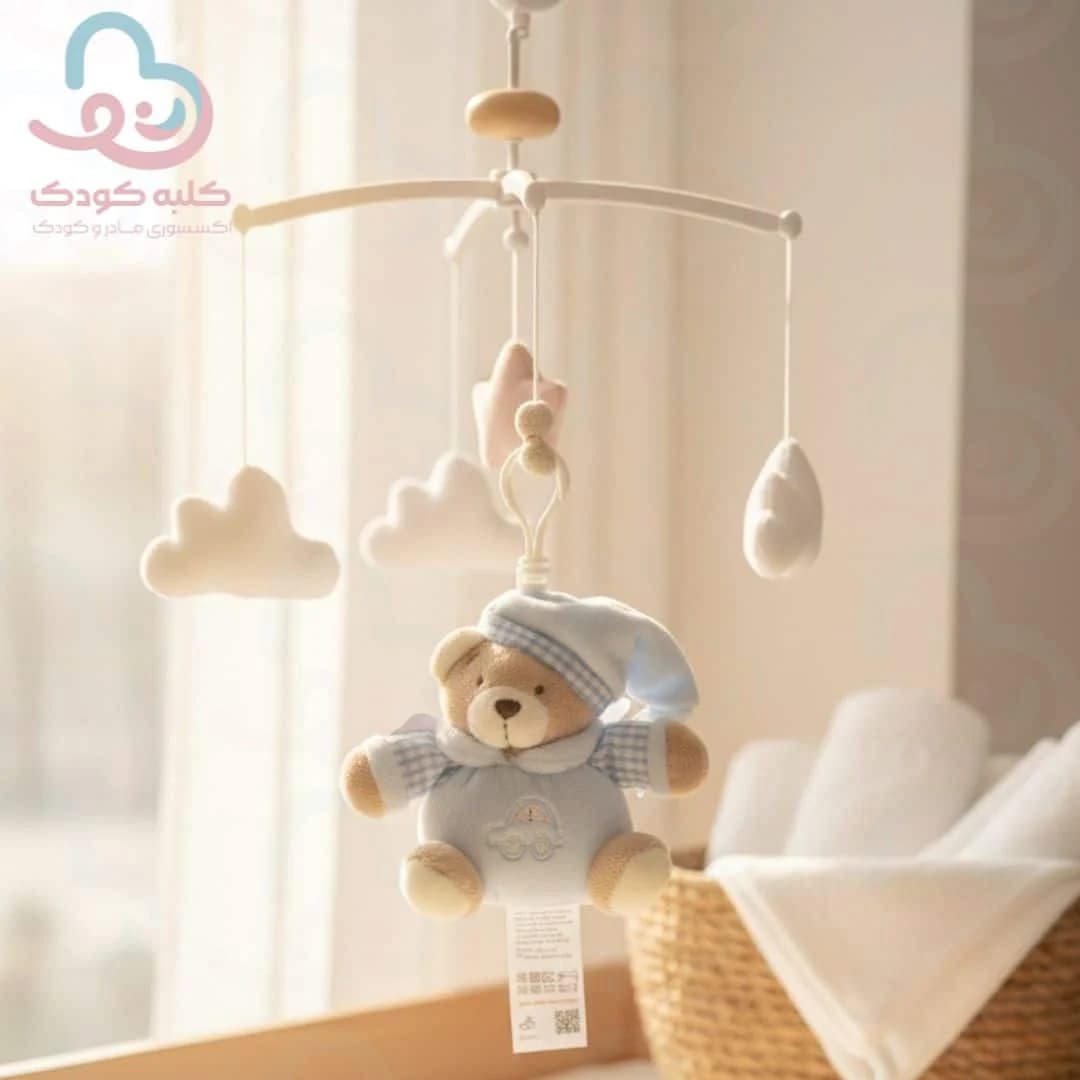 آویز تخت و کریر طرح خرس FlyByFly 30713 8.5cm — تصویر ۲