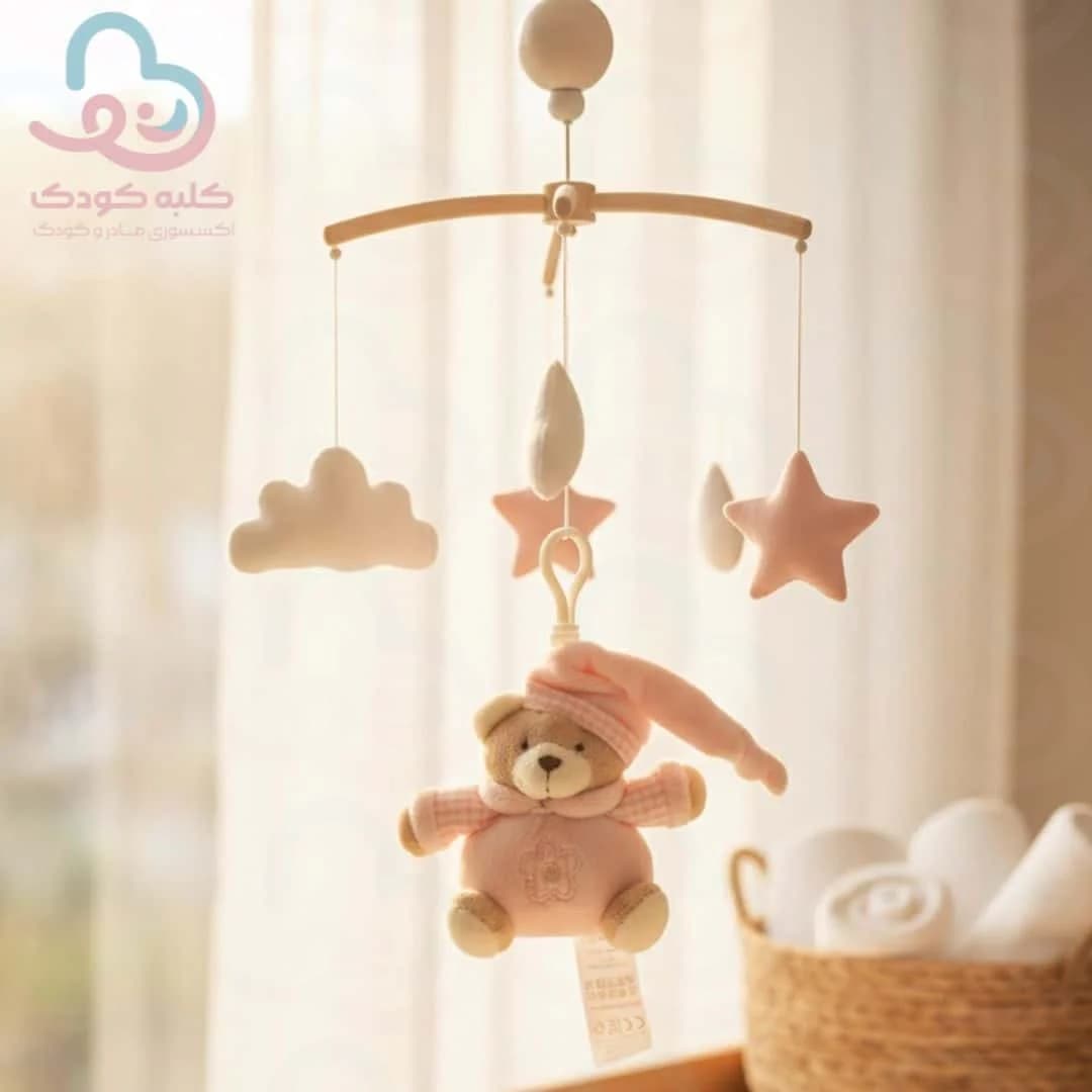 آویز تخت و کریر طرح خرس FlyByFly 30713 8.5cm — تصویر ۳