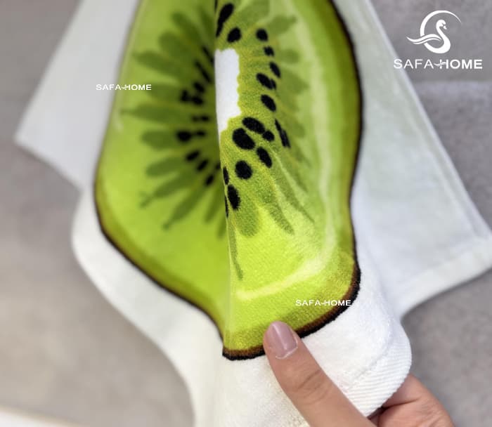 حوله دستی بچگانه طرح کیوی 30×30 سانتی متر پودایران — تصویر ۳