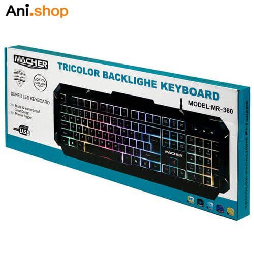 کیبورد RGB MACHER – M360 — تصویر ۴