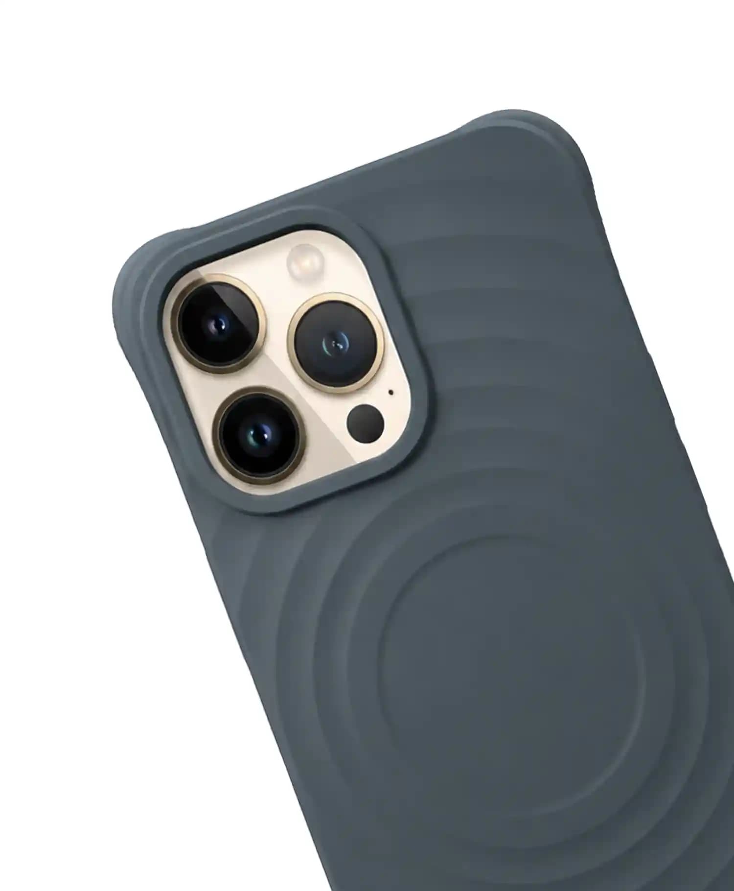 قاب سیلیکون مگ سیف دار طرح برجسته Iphone 13 Pro Max — تصویر ۲