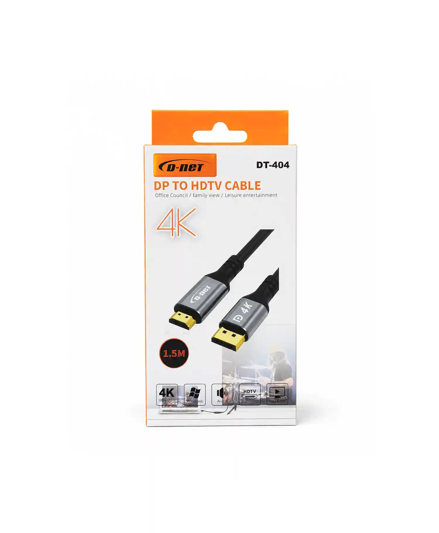 کابل تبدیل Display به HDMI دی نت مدل DT-404 طول 1.5 متر — تصویر ۳