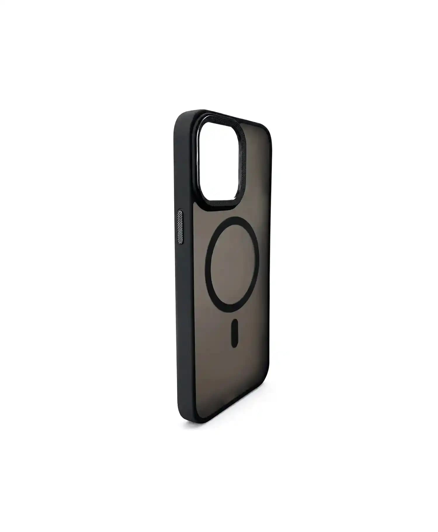قاب پشت مات مگ سیف دار لنز کربنی مجیک ماسک گوشی Iphone 15 Pro Max — تصویر ۳