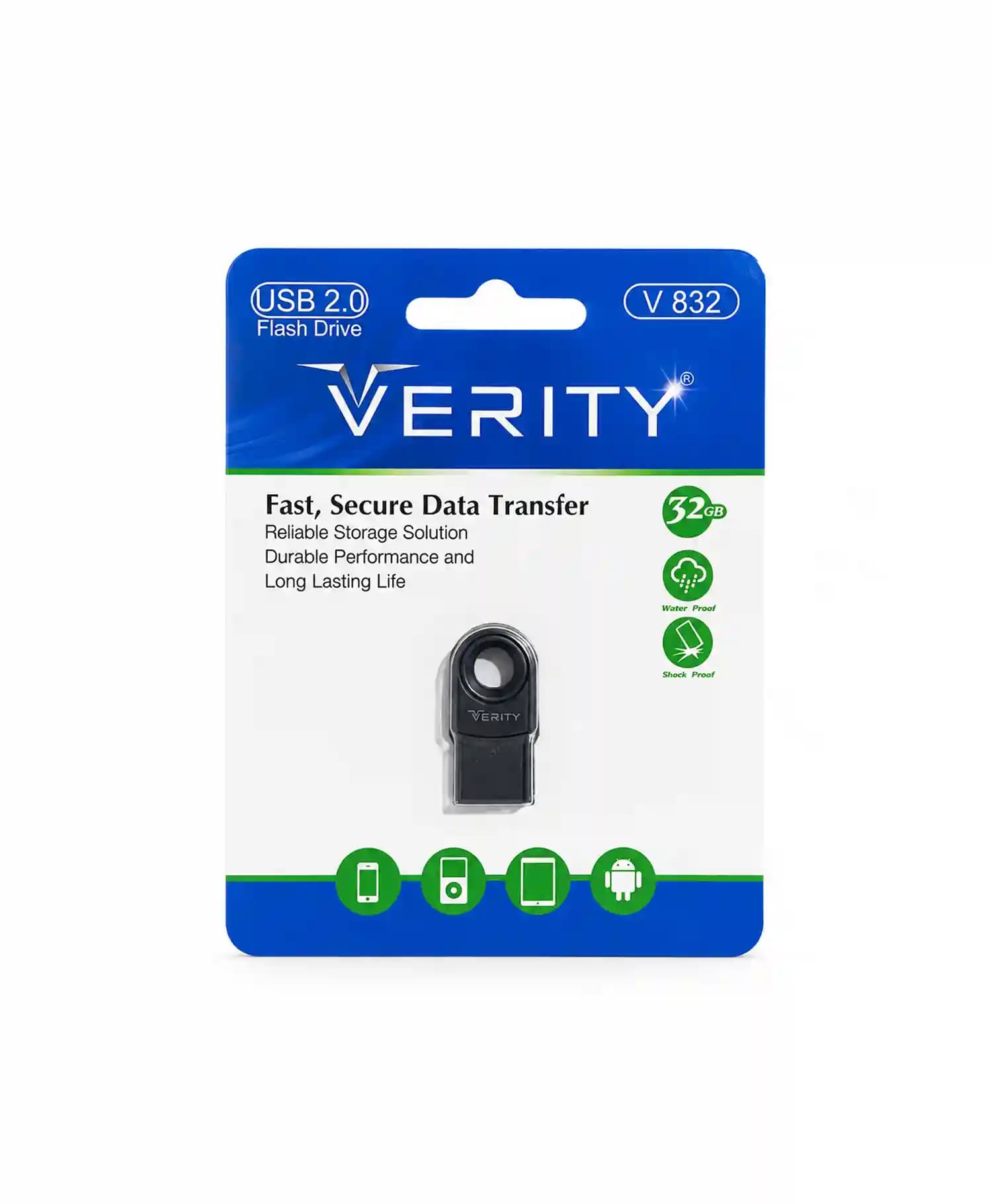 فلش مموری وریتی مدل V832 ظرفیت 32 گیگابایت — تصویر ۳