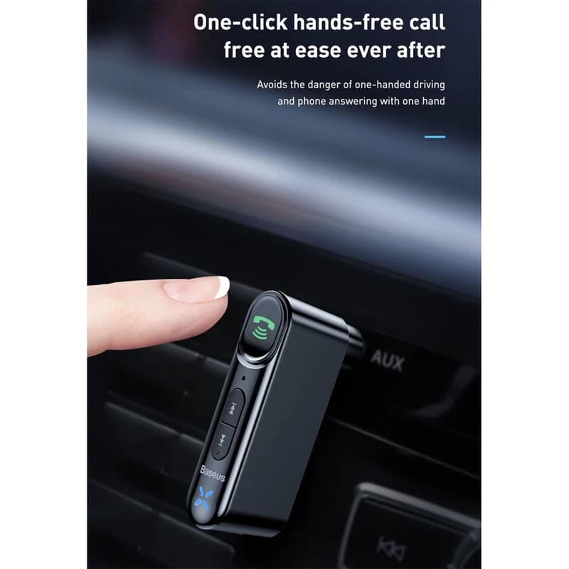 گیرنده صوتی بلوتوثی بیسوس Baseus WXQY-01 Wireless Receiver — تصویر ۲
