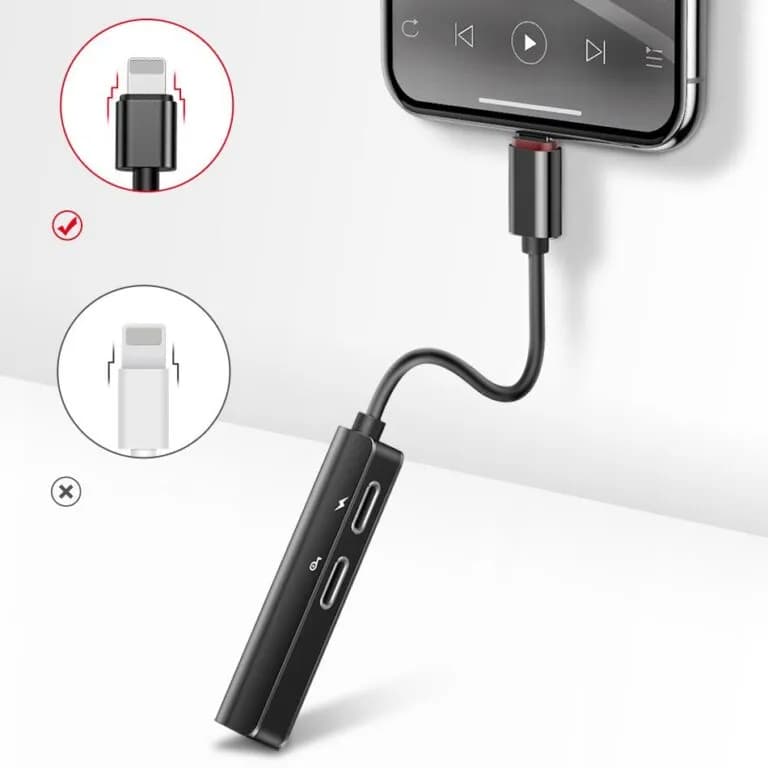 تبدیل لایتینگ به جک 3.5 میلی متری بیسوس Baseus L52 CALL52-01 — تصویر ۷
