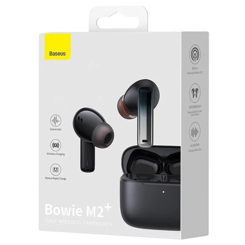هندزفری بلوتوث دوگوش بیسوس Baseus M2 Plus Bowie NGTW190001 — تصویر ۴