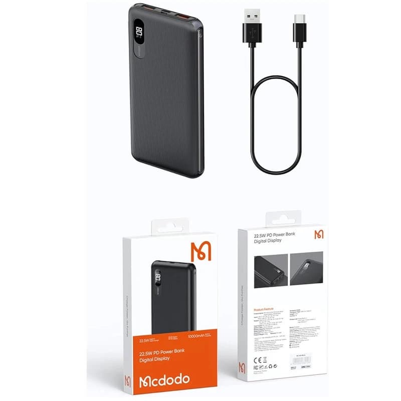 پاور بانک 10000 میلی آمپر مک دودو مدل MCDODO MC-4341 Powerbank — تصویر ۴