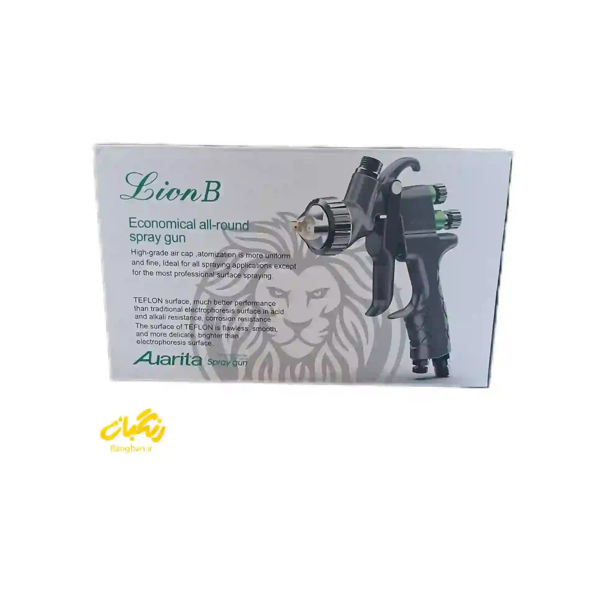 پیستوله LION_B HVLP سوزن 1/4 آئوریتا — تصویر ۵