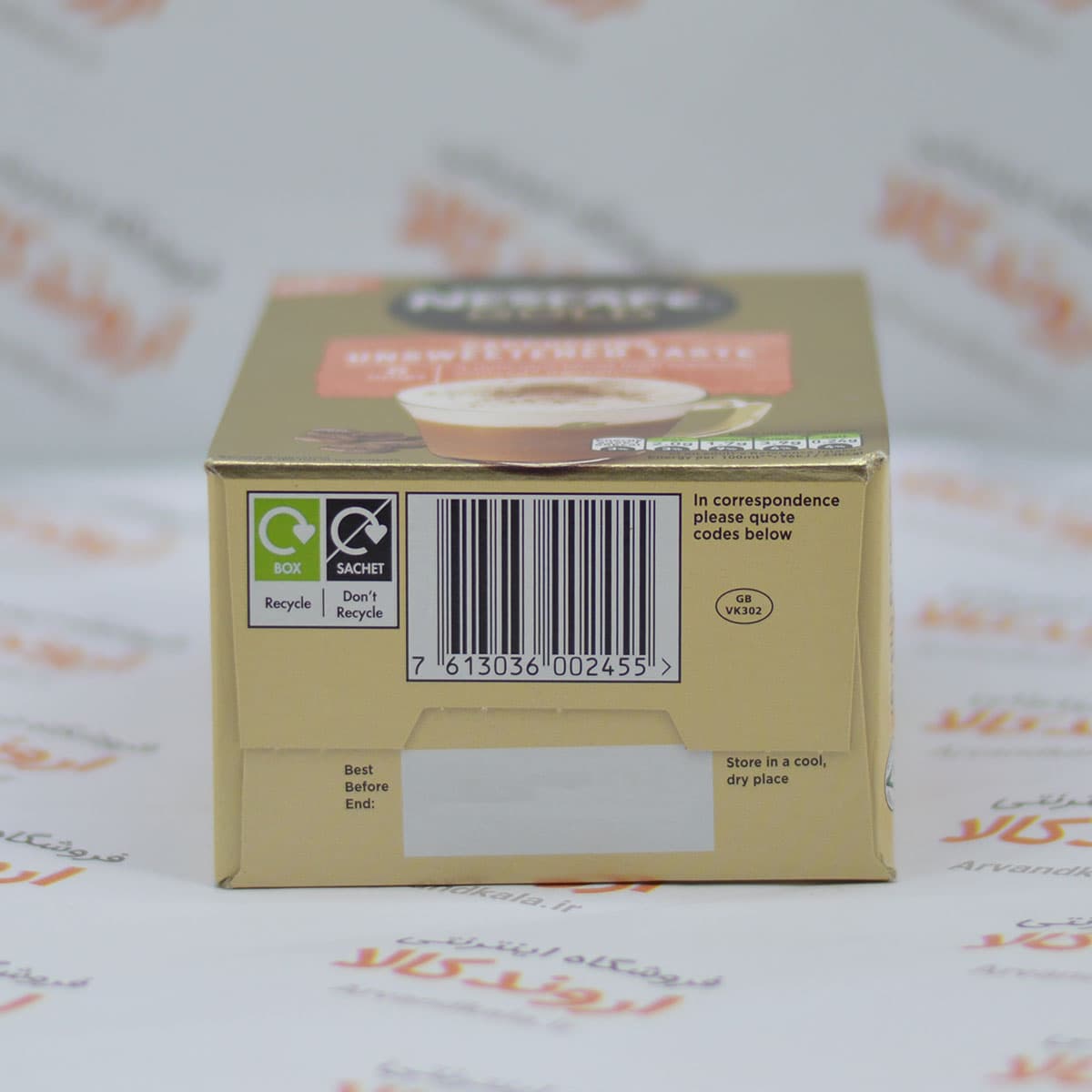 کاپوچینو فوری نسکافه Nescafe مدل Unsweetened — تصویر ۲