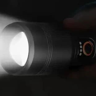 چراغقوه شارژی پرودو مدل Lumalite 2600 ا Porodo Lifestyle Lumalite 2600 Rechargeable Flashlight — تصویر ۴