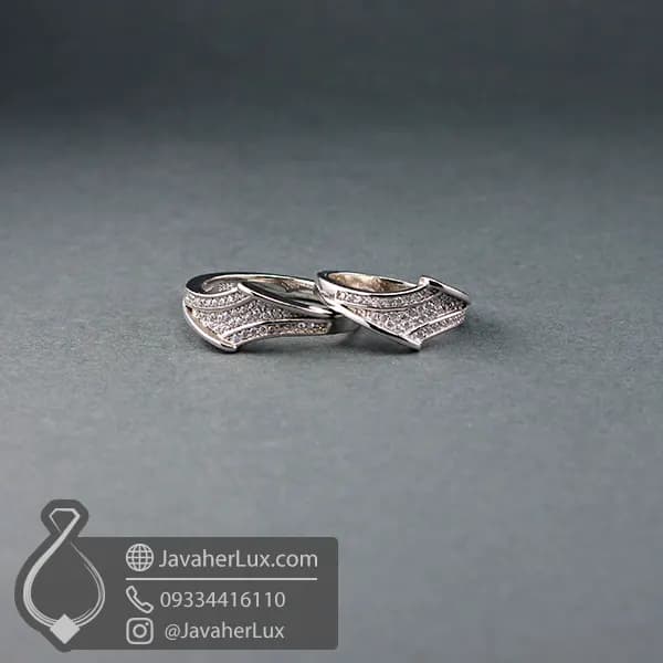 ست حلقه نقره مدل بویه _ کد : 100360