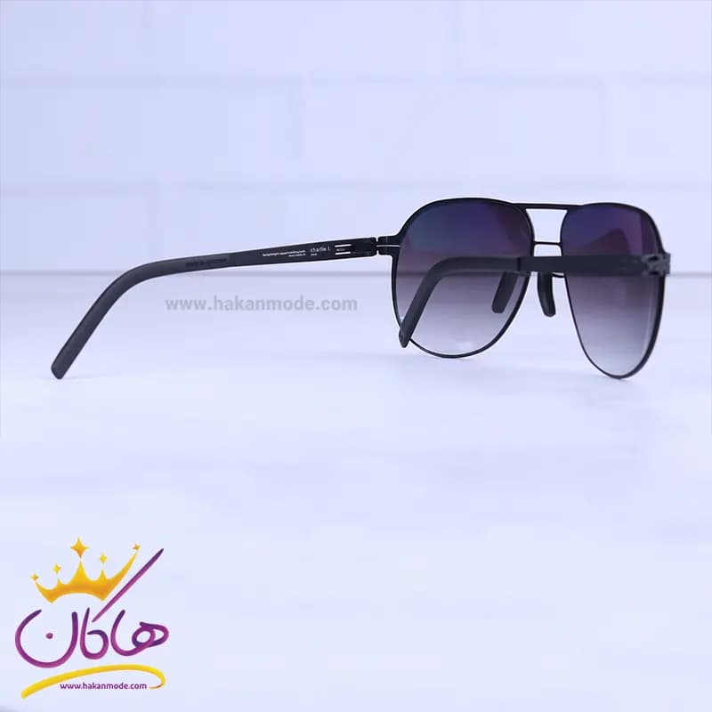 عینک آفتابی مردانه آیس برلین مشکی خلبانی مدل Charlie L/1 — تصویر ۳
