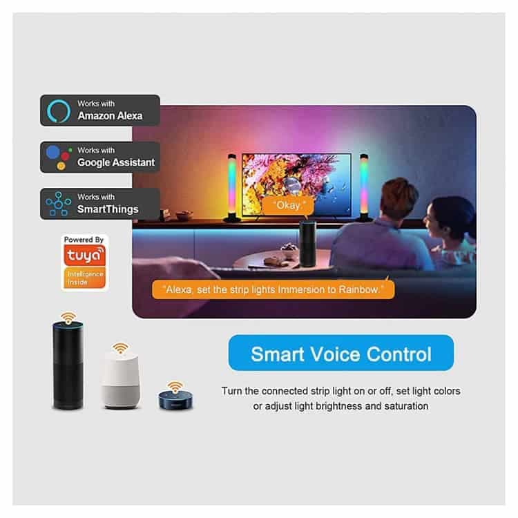 لامپ هوشمند Figermoon Ambient Smart Flow Light Bar — تصویر ۴
