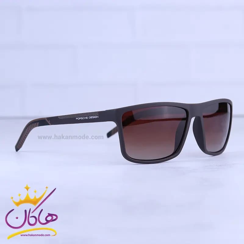 عینک آفتابی مردانه پورشه قهوه ای p 8658/1 — تصویر ۳
