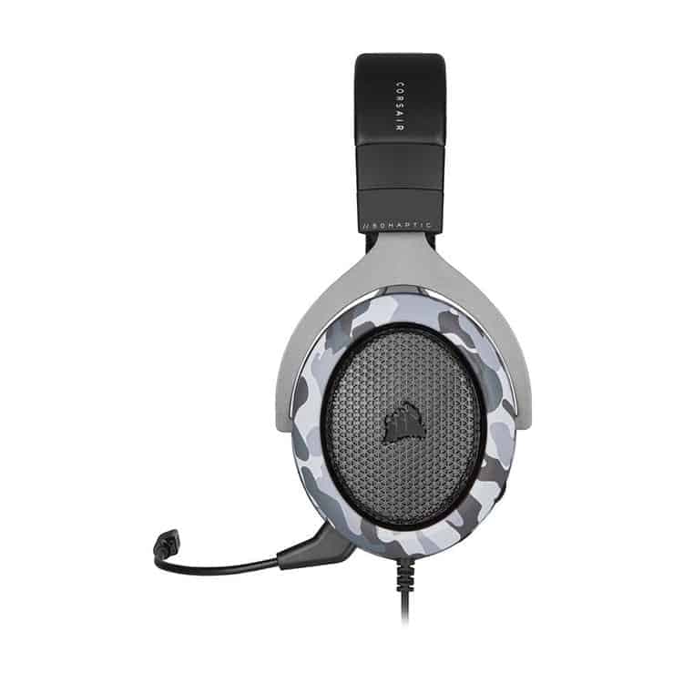هدست با سیم Corsair HS60 HAPTIC – رنگ Arctic Camo — تصویر ۳