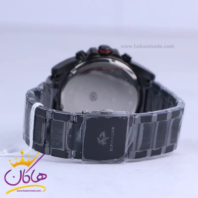 ساعت مچی جی جی پولو مردانه فلزی مشکی JPC.1023.2233/4 — تصویر ۳