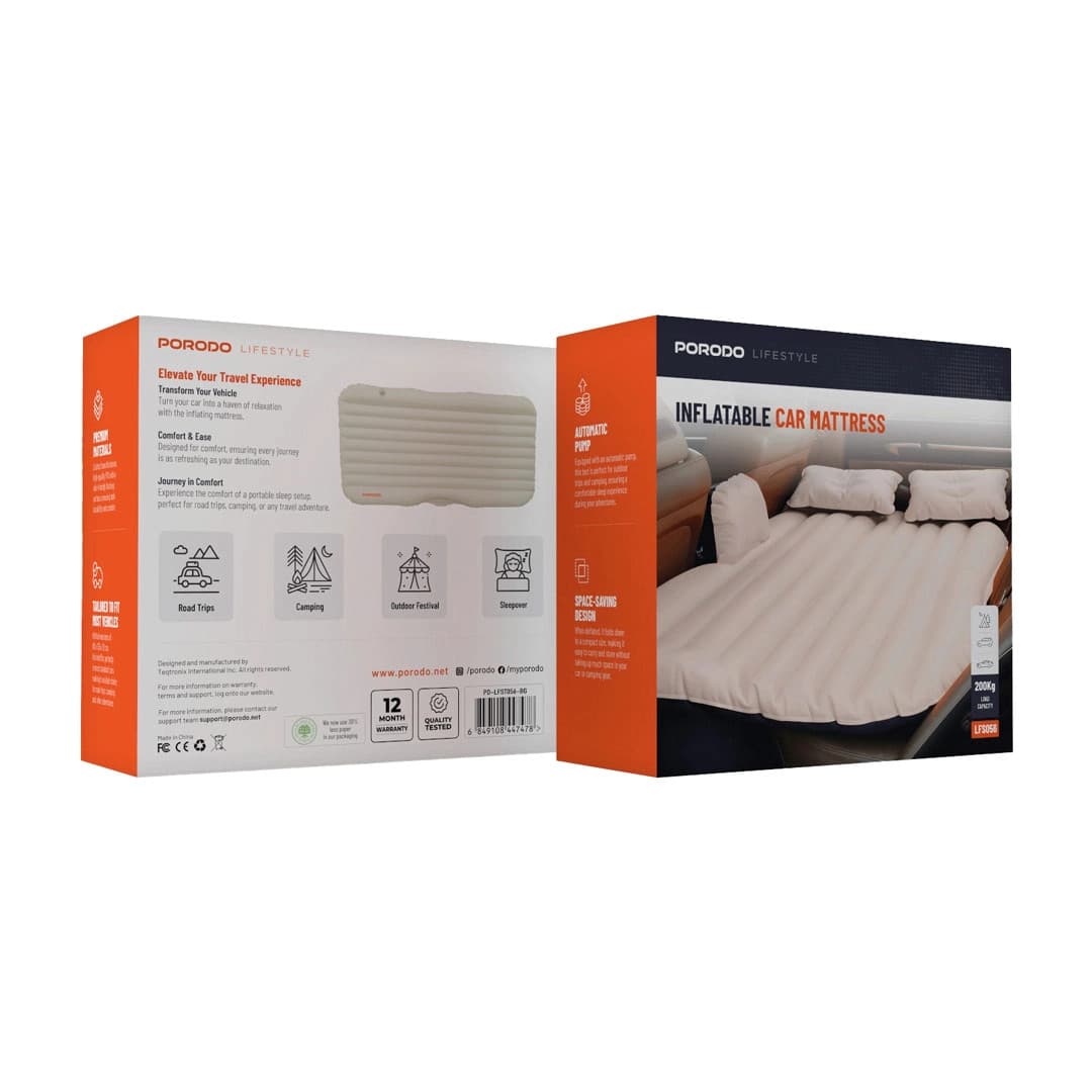 تشک خودرو پرودو مدل Porodo Car Mattress – Beige — تصویر ۲