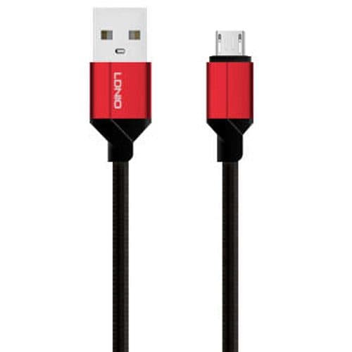 کابل تبدیل USB به MicroUSB الدینیو مدل LS-392 طول 2 متر — تصویر ۲