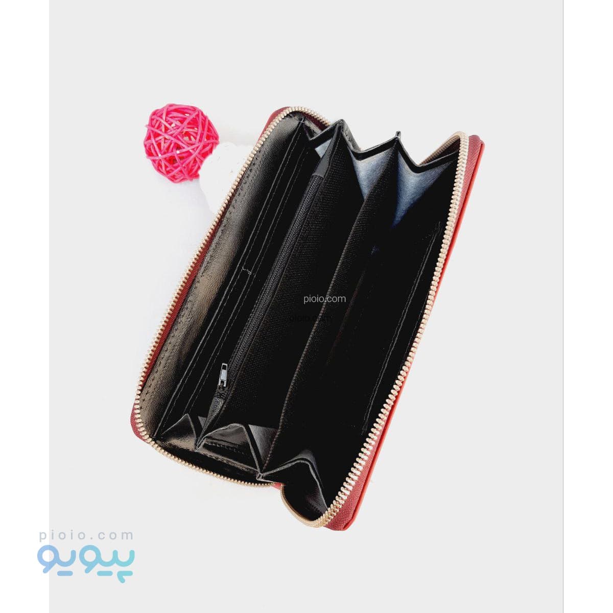 کیف پول زنانه زبانه دار تک زیپ — تصویر ۲