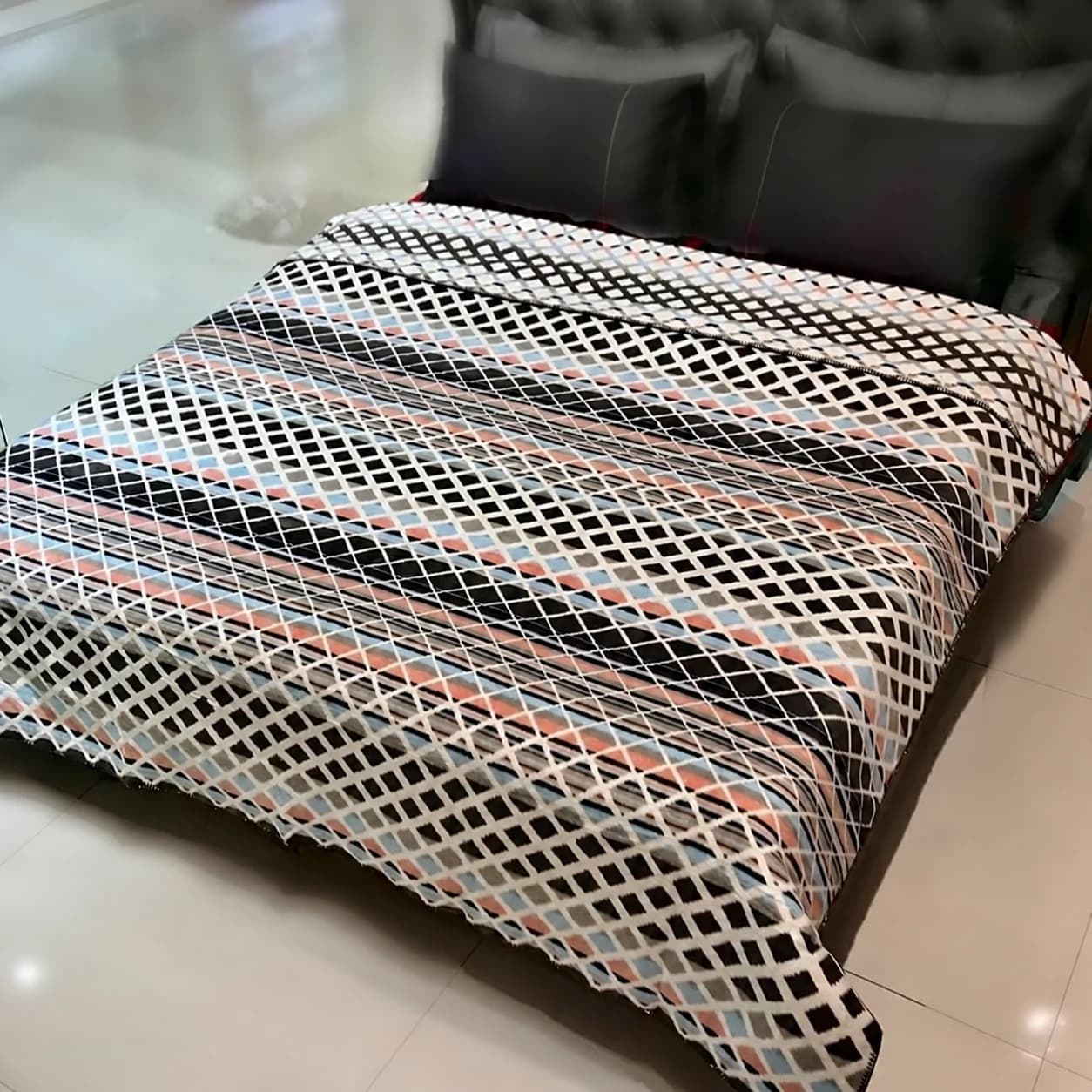 پتو پنبه کتان یک نفره و دو نفره — تصویر ۷