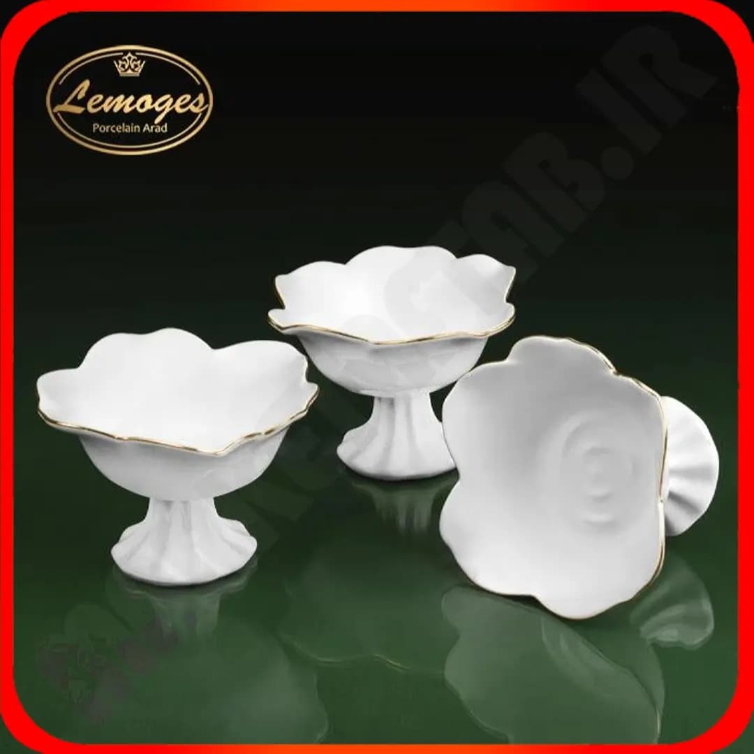 سرویس بستنی خوری رز لیمون چینی آراد