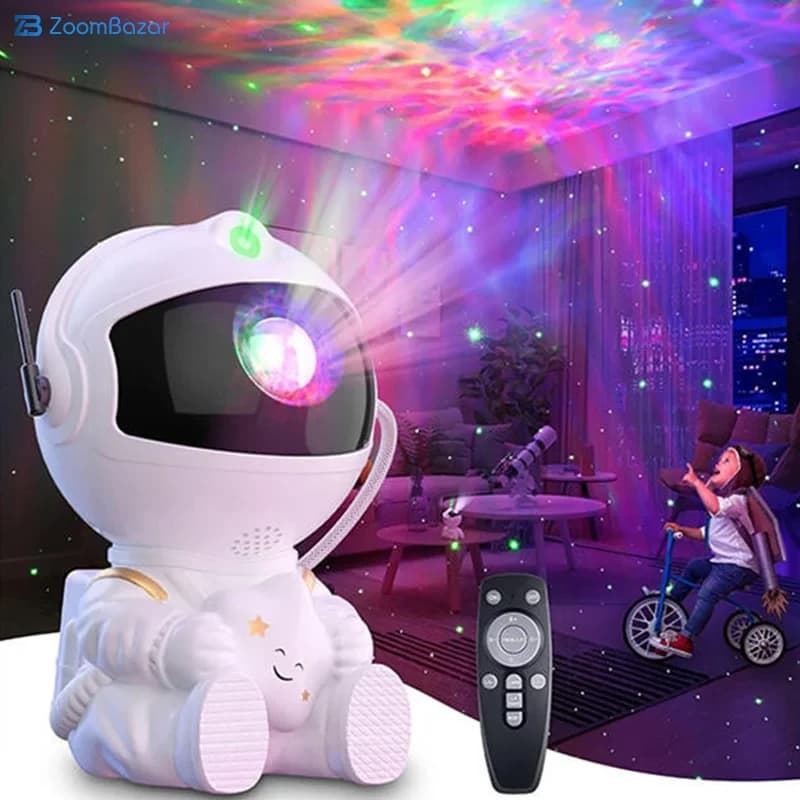 چراغ خواب پروژکتور کهکشانی مدل Astronaut yhy-08 — تصویر ۶