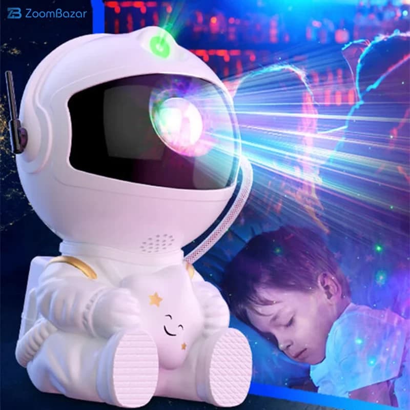 چراغ خواب پروژکتور کهکشانی مدل Astronaut yhy-08 — تصویر ۴