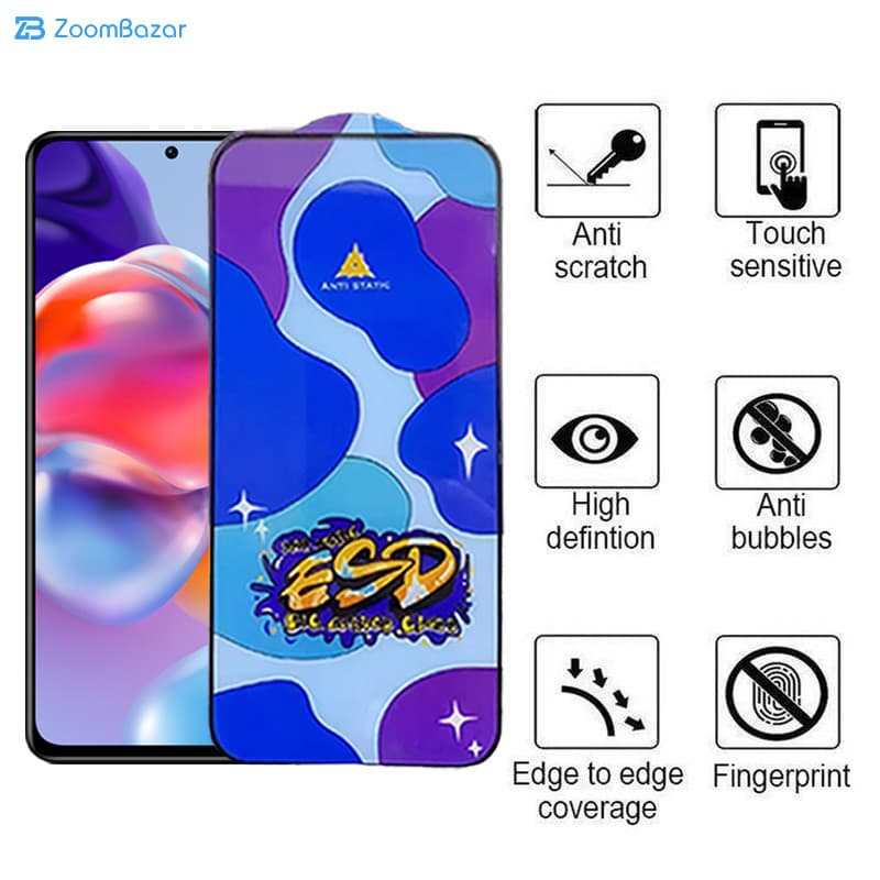 گلس اِپیکوی مدل Star ESD مناسب برای گوشی موبایل شیائومی Redmi Note 11 Pro Plus 5G China/Note 11 Pro Plus 5G India/Note 11 Pro 5G/China/Note 11 Pro 4G/5G /Note 11E Pro — تصویر ۵